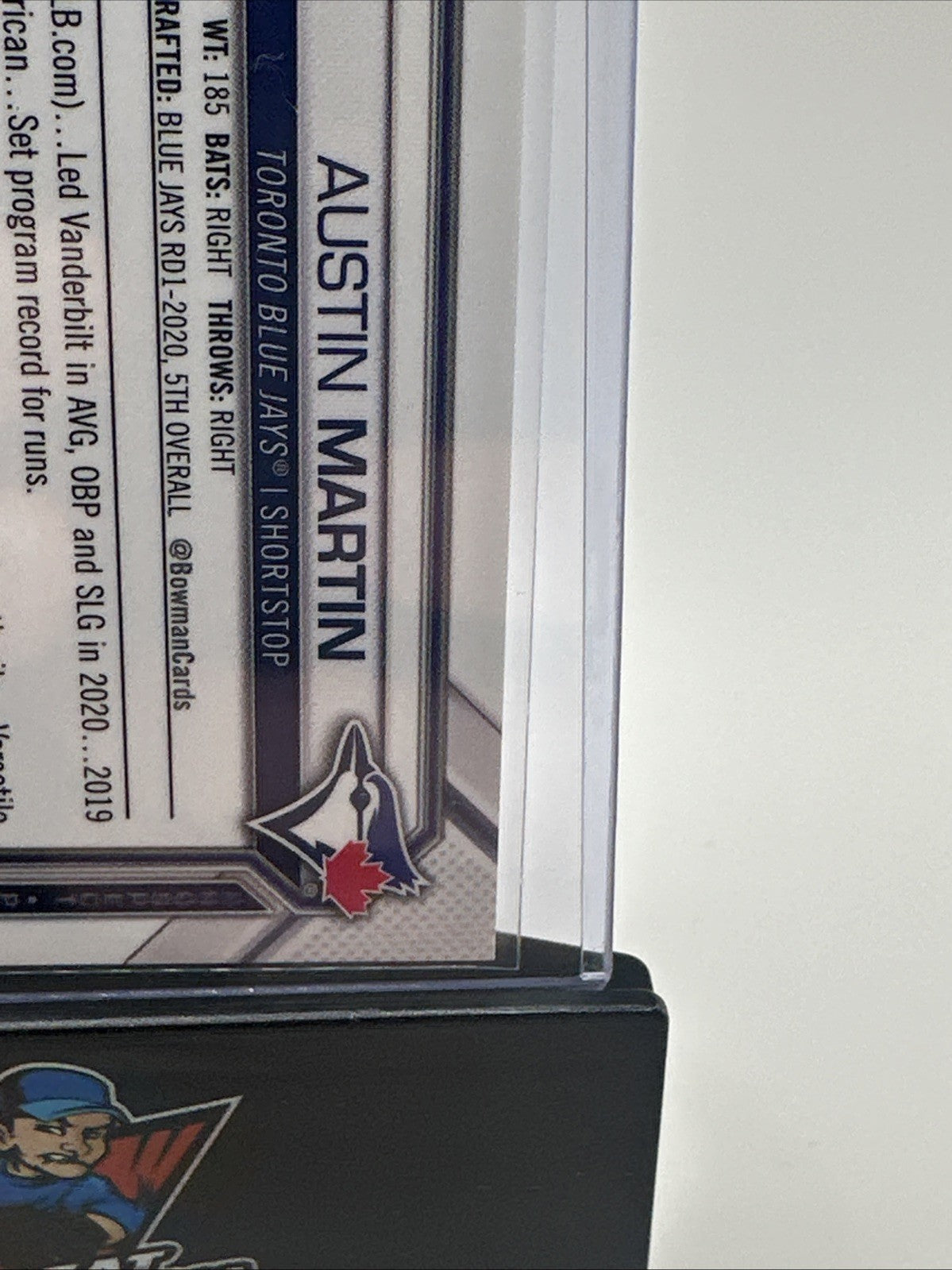 AUSTIN MARTIN 2021 Bowman Chrome Pink Refractor RC #s /299