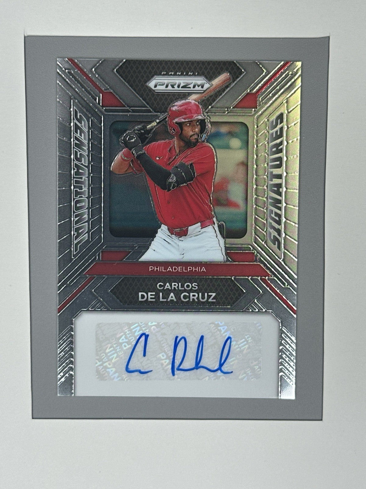 2024 Panini Prizm Sensational Signatures Carlos De La Cruz Auto #SS-CD