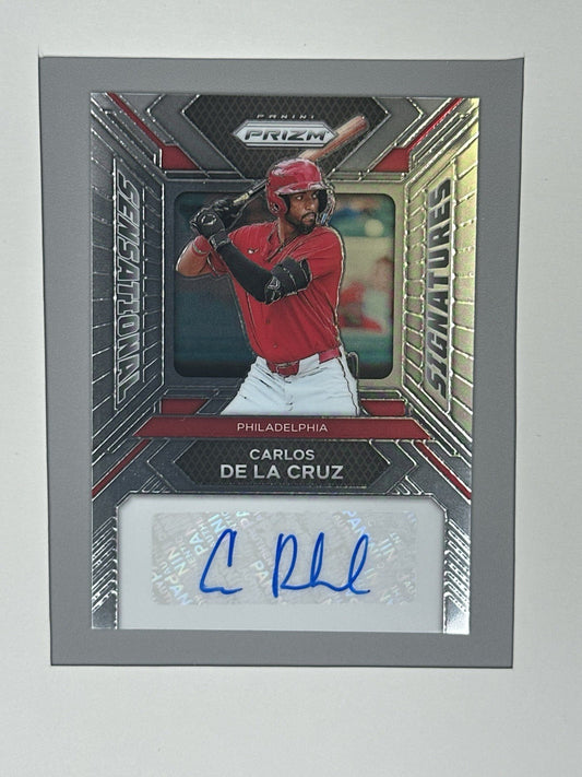 2024 Panini Prizm Sensational Signatures Carlos De La Cruz Auto #SS-CD