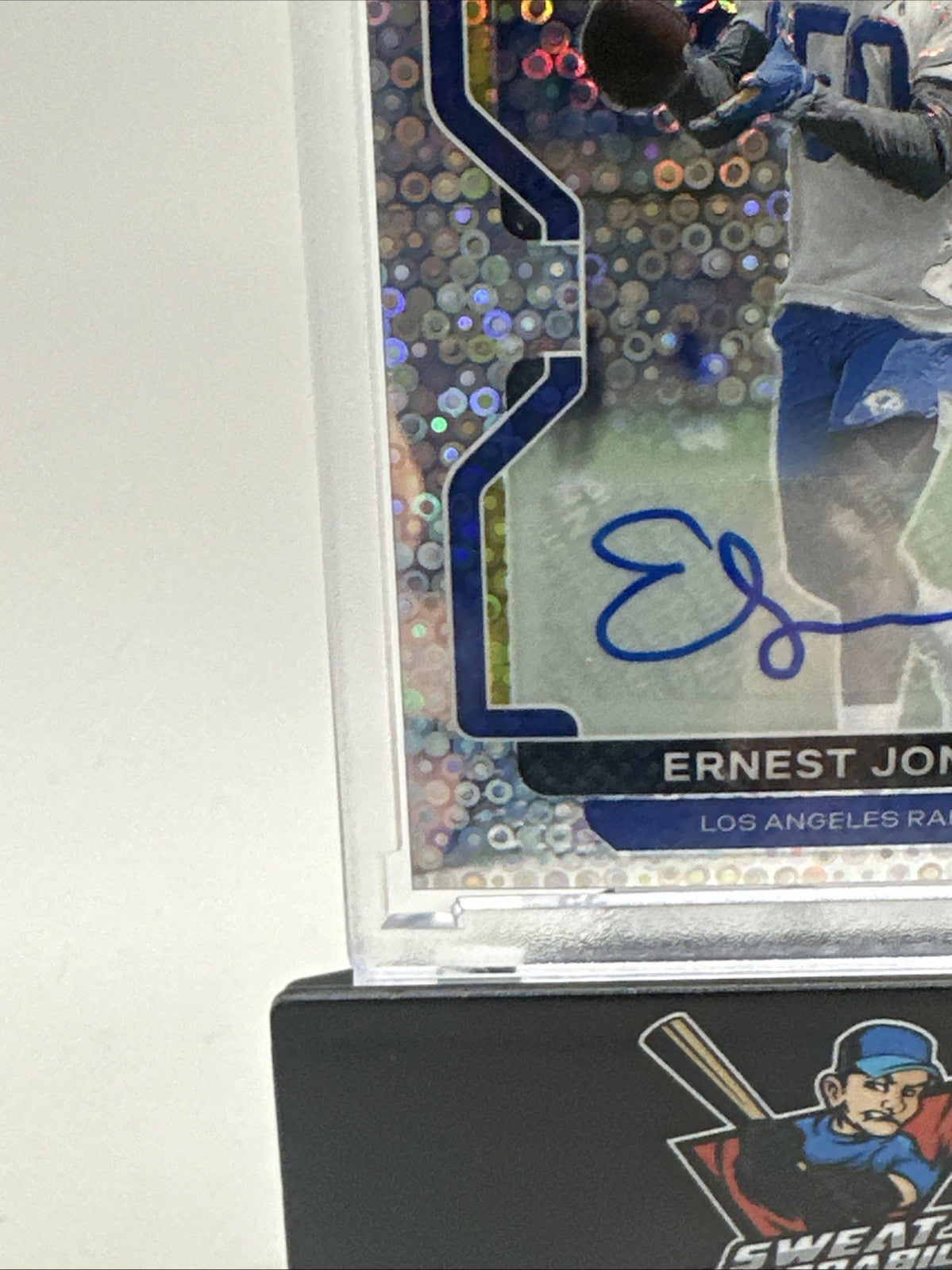 ERNEST JONES 2021 PANINI PRIZM SILVER DISCO NO HUDDLE ROOKIE AUTO RC #421