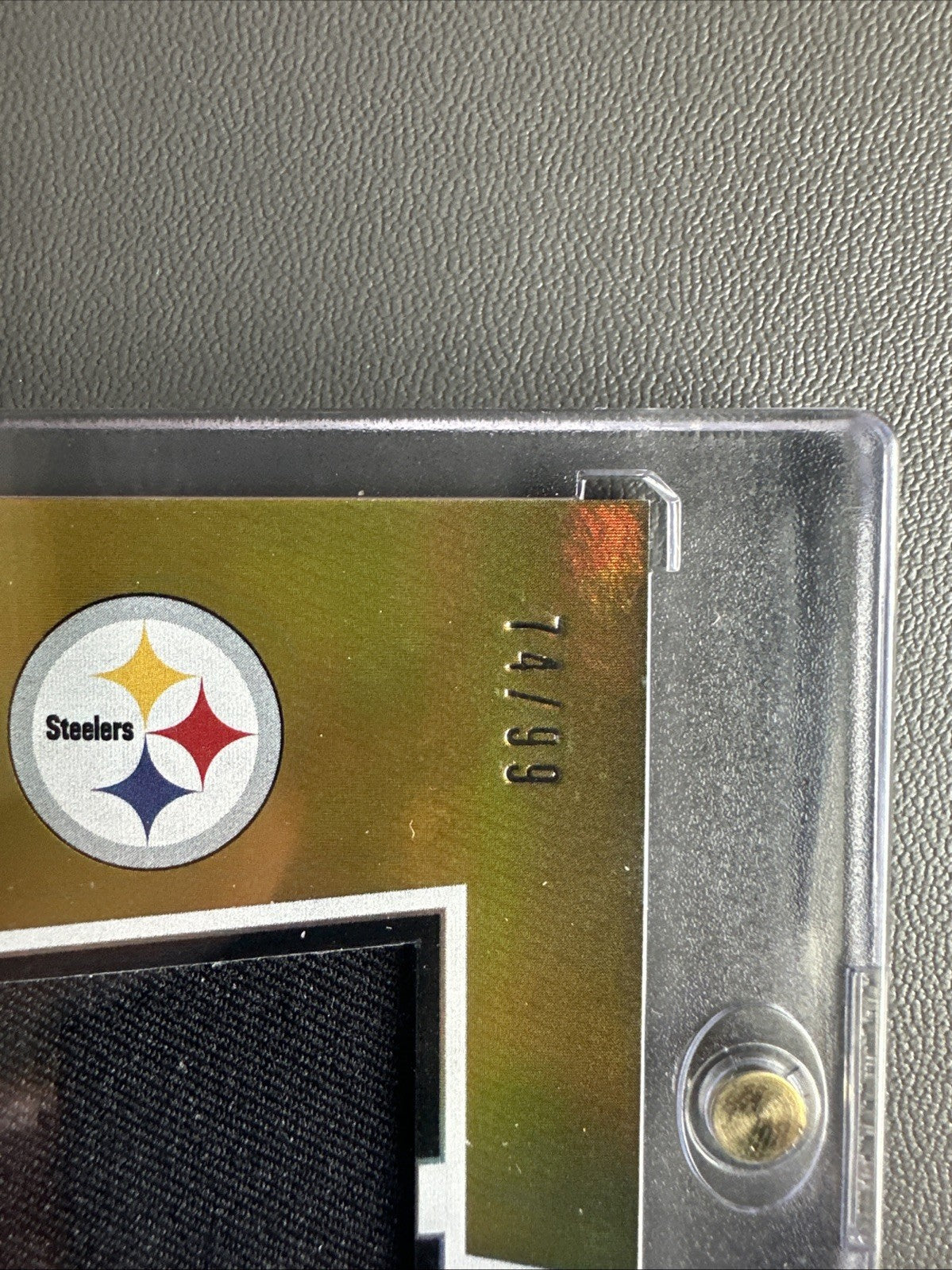 F90648  2019 Limited Rookie Jumbo Jerseys #33 Benny Snell Jr./99 STEELERS