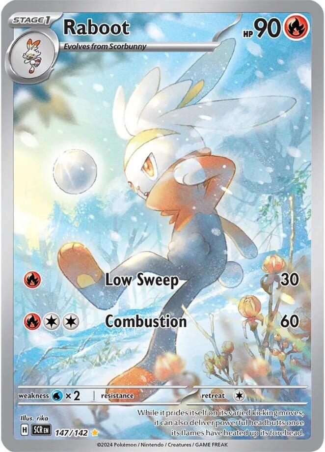 CGC 10 Raboot 147/142 Sv07: Stellar Crown Holo- Illustration Rare!