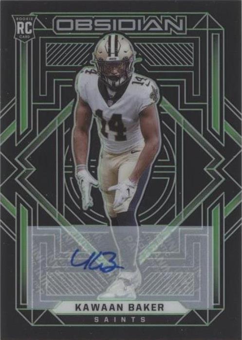 2021 Panini Obsidian - Electric Etch Purple #196 Kawaan Baker /100