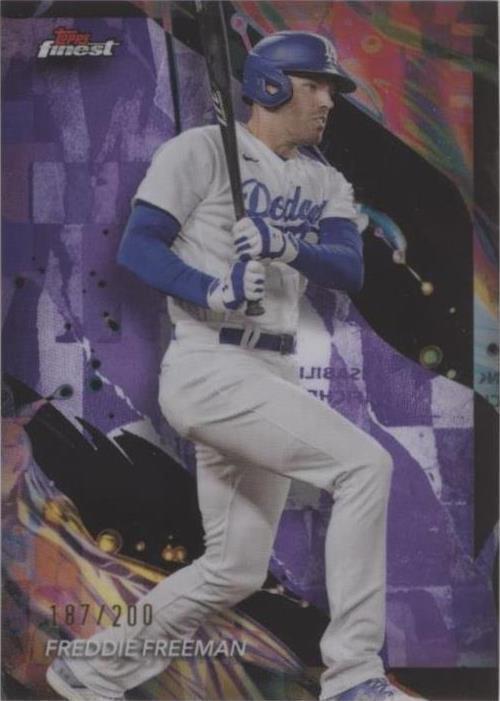 2024 Topps Finest - Uncommon Purple Refractor #126 Freddie Freeman /200