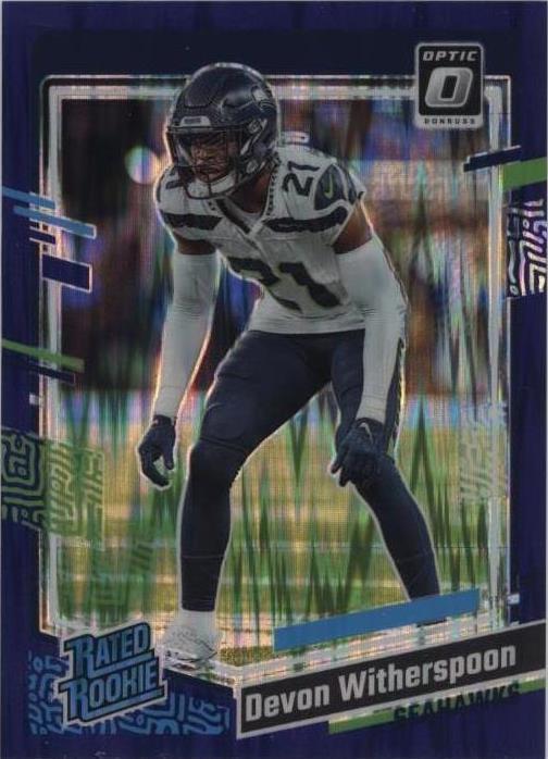 2023 Panini Donruss Optic - Rated Rookie Prizm  Devon Witherspoon