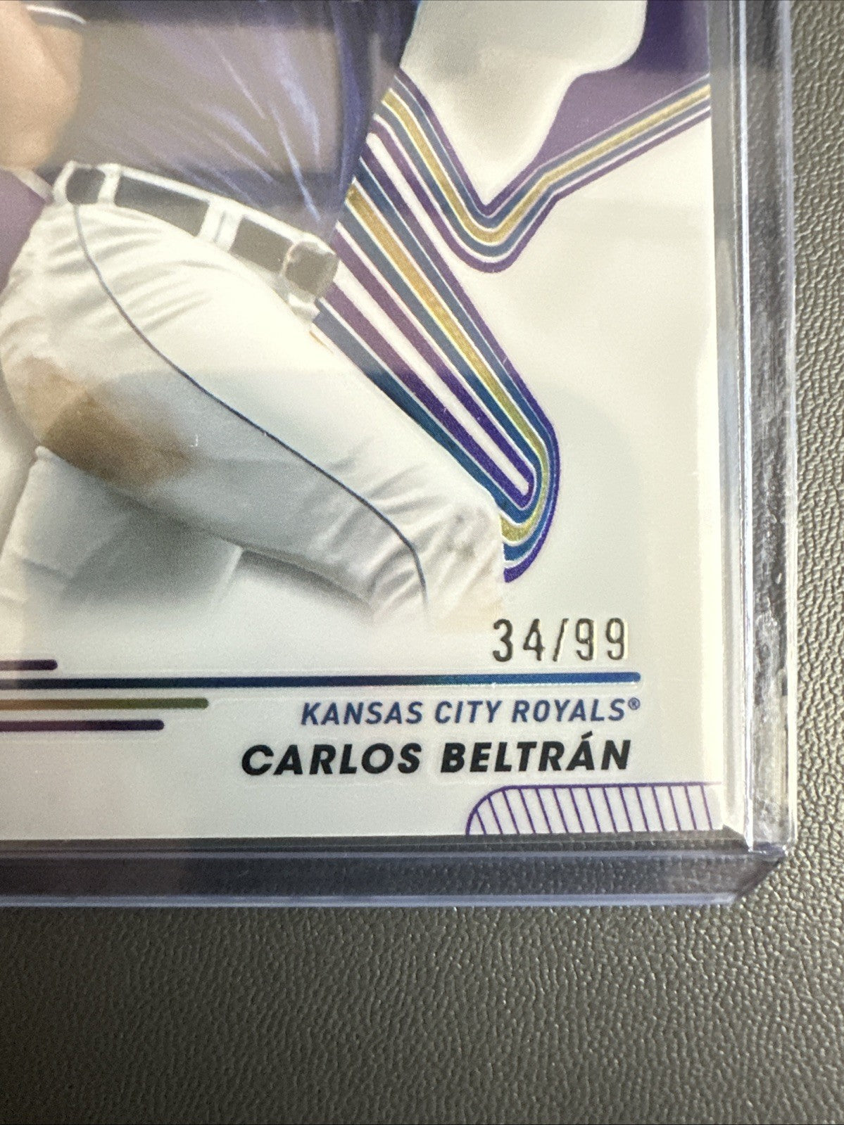 2024 Topps Pristine Baseball Carlos Beltran #163 Purple /99 Kansas City Royals