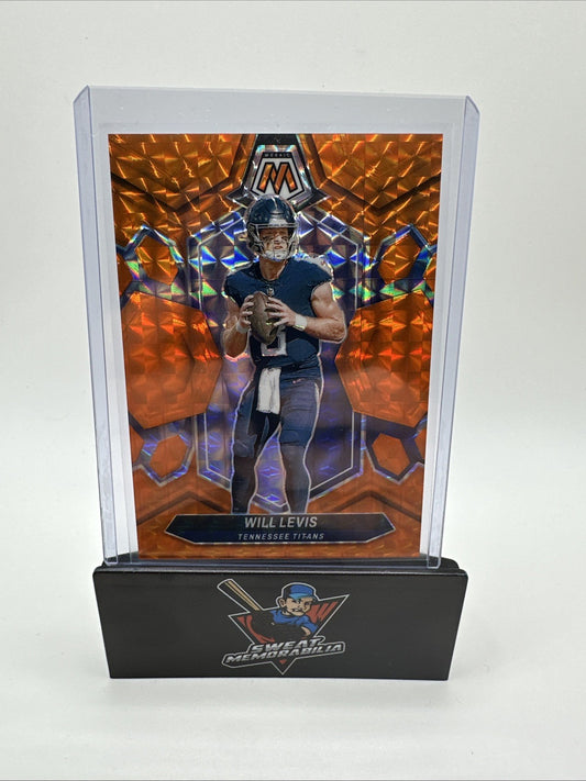 2024 Mosaic #211 Will Levis Red Mosaic Prizm Tennessee Titans