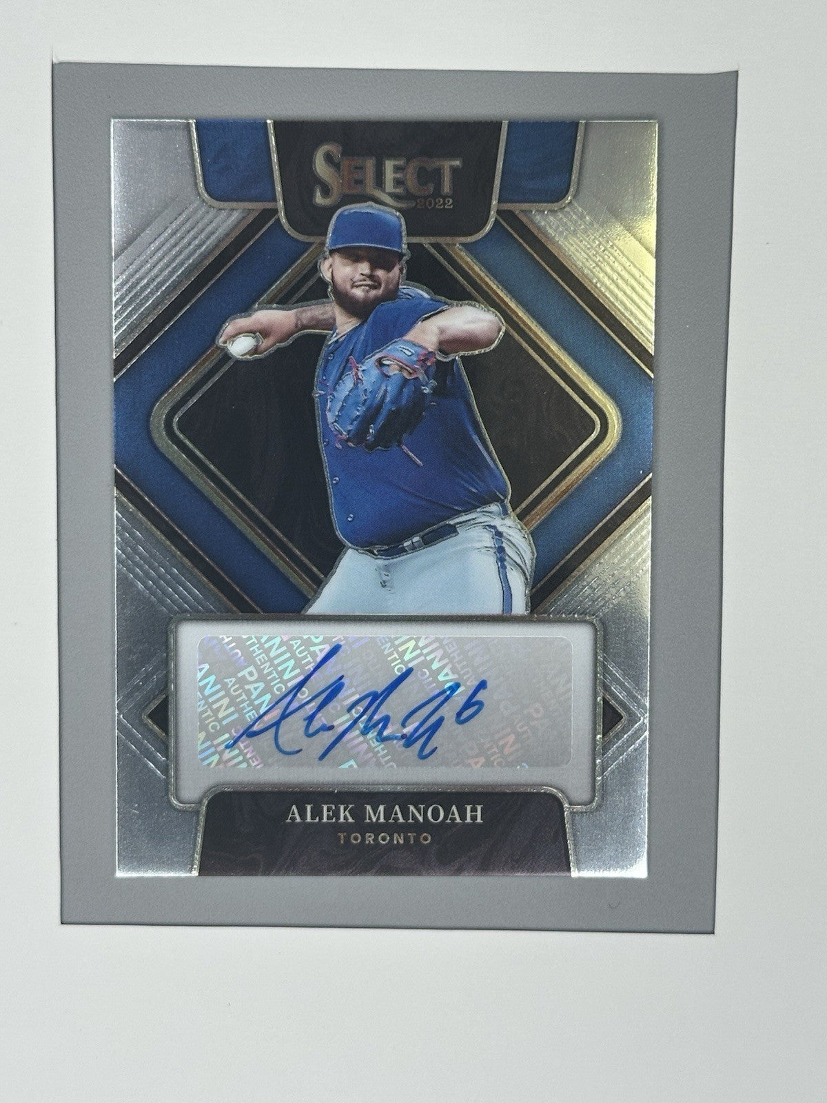 2022 Panini Select Chrome Alek Manoah 80/299 #S-AM Toronto Blue Jays