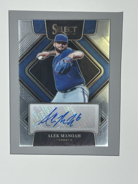 2022 Panini Select Chrome Alek Manoah 80/299 #S-AM Toronto Blue Jays