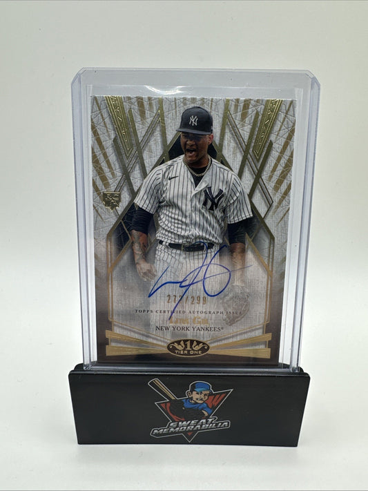 Luis Gil On Card Auto 2022 Topps Tier One Break Out Autograph Card /299. MINT