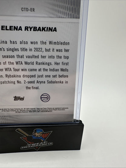 2024 Topps Chrome Tennis Captured ELENA RYBANKINA #CTD-ER