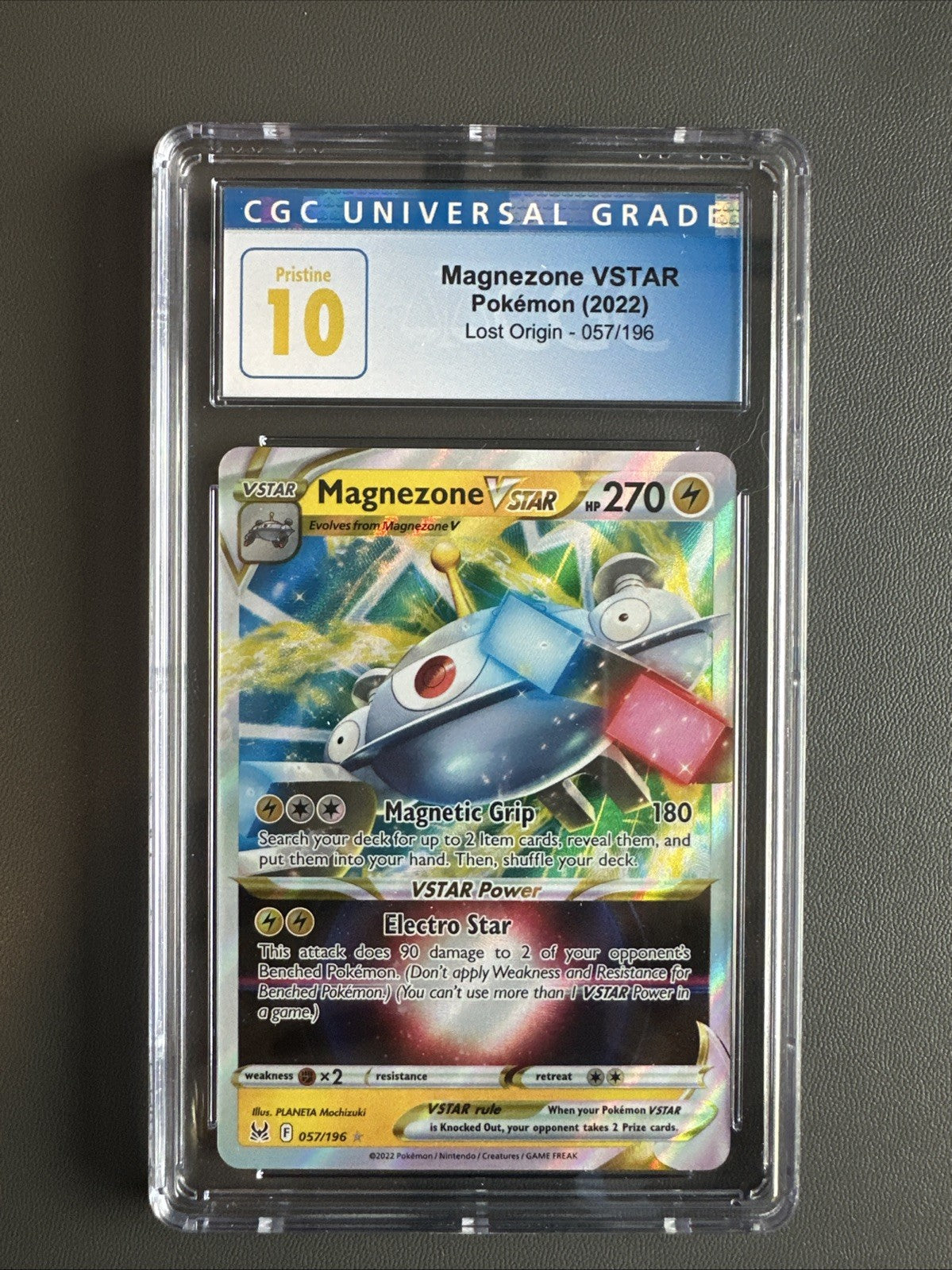 Magnezone Vstar Lost Origin 057/196 CGC Pristine 10