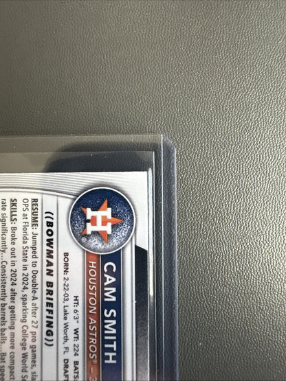 2025 Bowman Chrome Prospect #BCP-48 Cam Smith X-Fractor
