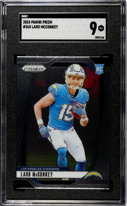 2024 Panini Prizm Ladd Mcconkey #365 SGC 9