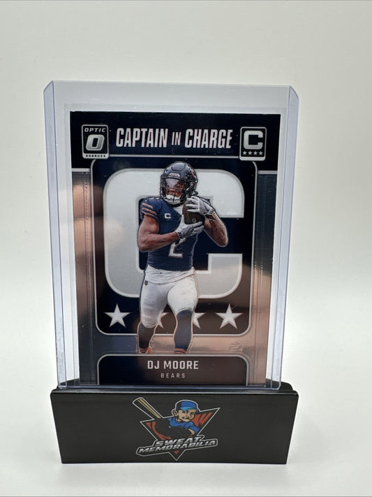 2024 Panini Donruss Optic - DJ Moore #3 - Captain In Charge - Bears 