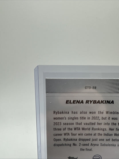 2024 Topps Chrome Tennis Captured ELENA RYBANKINA #CTD-ER