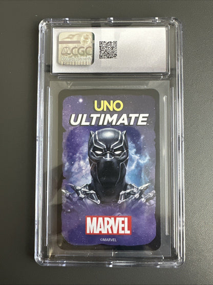 UNO Ultimate Marvel 2022 Wakanda Forever FOIL Card Uncommon CGC 10