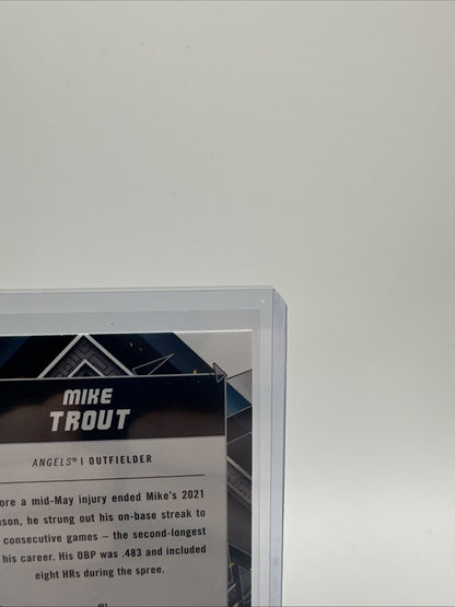 2022 Topps Fire Mike Trout Red Flame Parallel #81 Angels