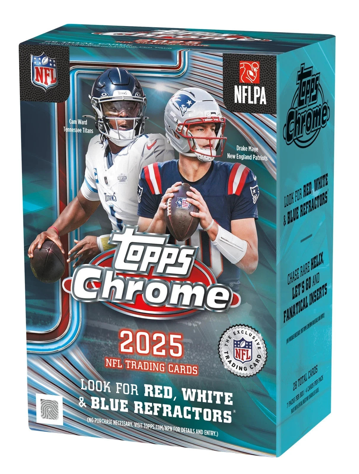 2025 Topps Chrome® Football - Blaster Box