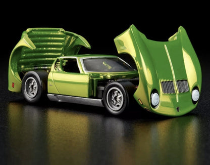 Hot Wheels RLC Exclusive '71 Lamborghini Miura P400 SV Green (2025)