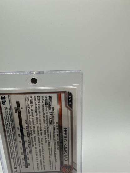 Heston Kjerstad 2021 Bowman Chrome Auto W/ Mag Orioles