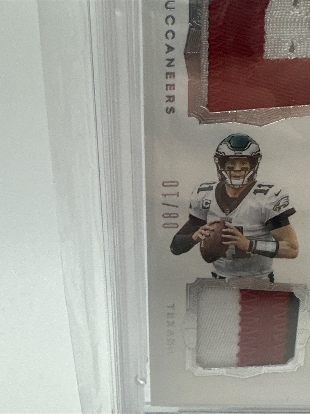 DESHAUN WATSON JAMEIS WINSTON CARSON WENTZ 2017 FLAWLESS JSY RC #8/10 PSA 9