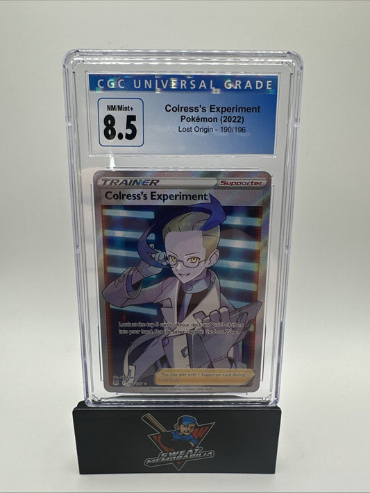 Pokémon TCG Colress's Experiment Sword & Shield - Lost Origin 190/196 CGC 8.5