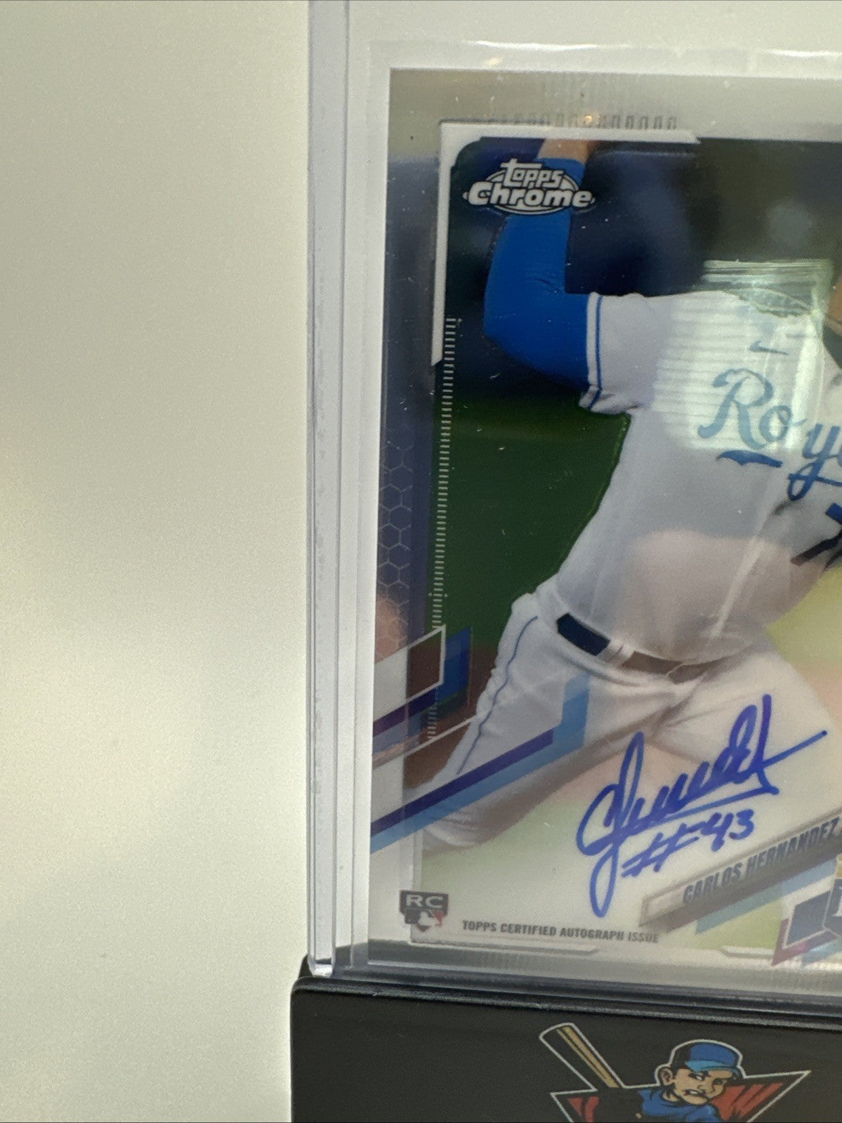 2021 Topps Chrome Carlos Hernandez Auto Autograph Rookie Card RC #RA-CHE