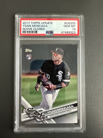 2017 Topps Update #US200 Yoan Moncada RC PSA 10 GEM MINT
