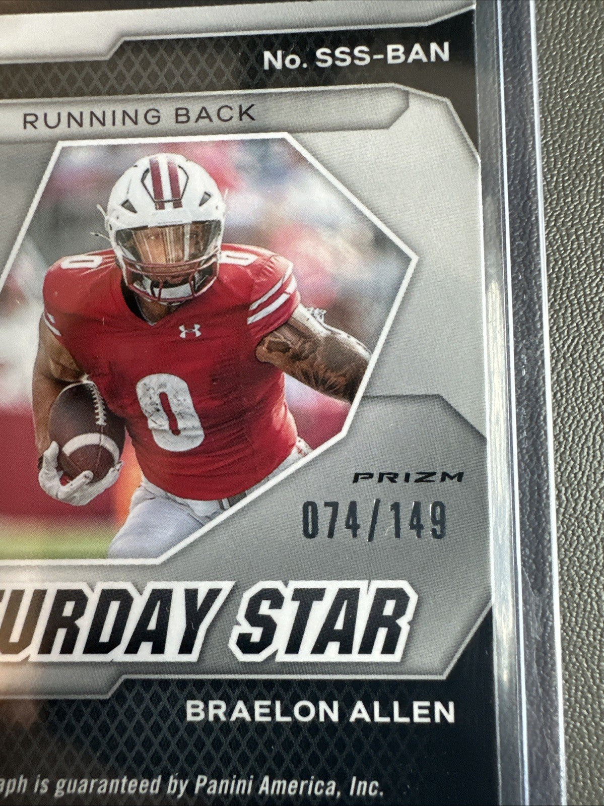 2024 prizm draft picks braelon allen Saturday Star Blue Auto /149