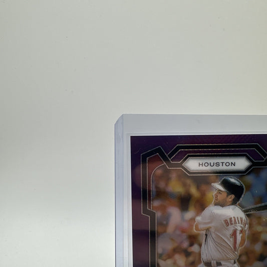 Lance Berkman 2024 Panini Prizm #258 Purple Prizm 76/99