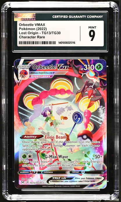 Pokemon Orbeetle Vmax Lost Origin TG13/TG30 CGC 9