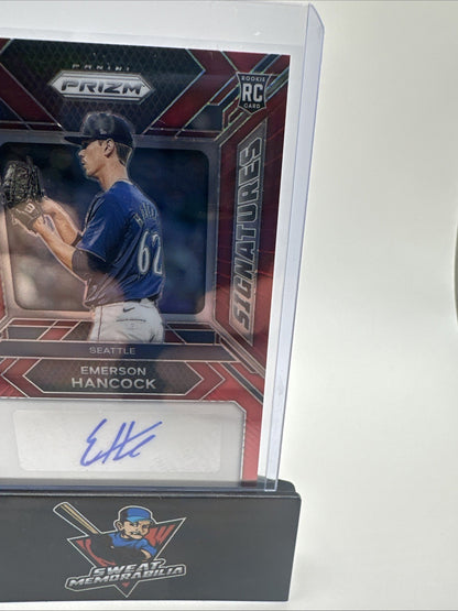 2024 Panini Prizm- Emerson Hancock(RC)-Sensational Signatures- Auto- Mariners