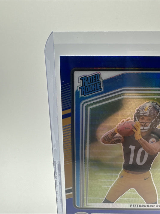 2024 Panini Donruss Optic - Rated Rookie Roman Wilson #285 Blue Prizm (RC)