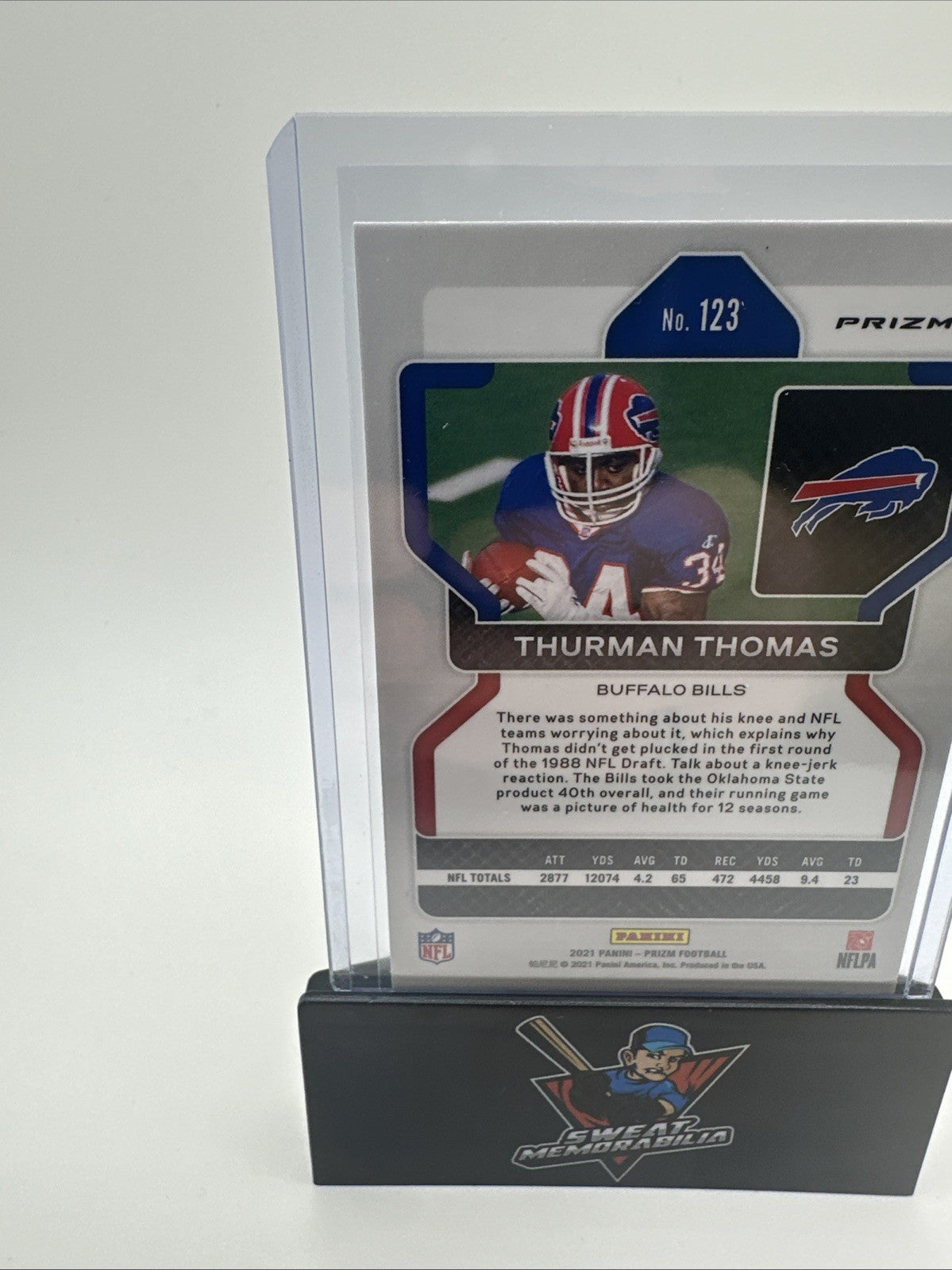 2021 Panini Prizm - Thurman Thomas #123 Checker Prizm