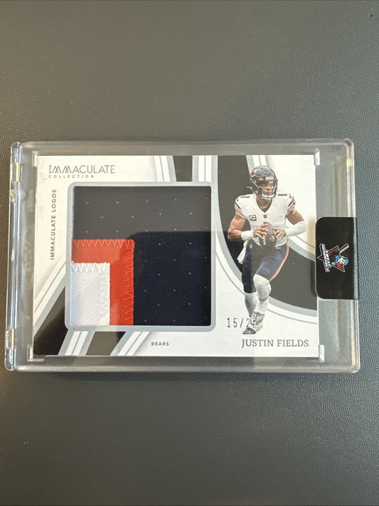 2023 Panini Immaculate Collection - Memorabilia Justin Fields RPA 15/25 Auto