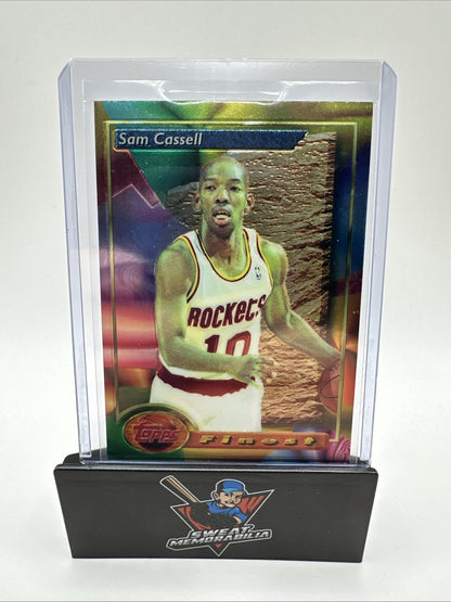1994 Topps Finest Basketball Sam Cassell #169 Rookie Card RC Houston Rockets