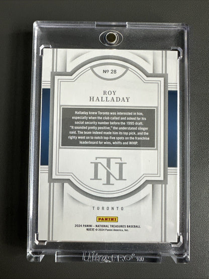 2024 National Treasures Material Treasures #28 Roy Halladay /10