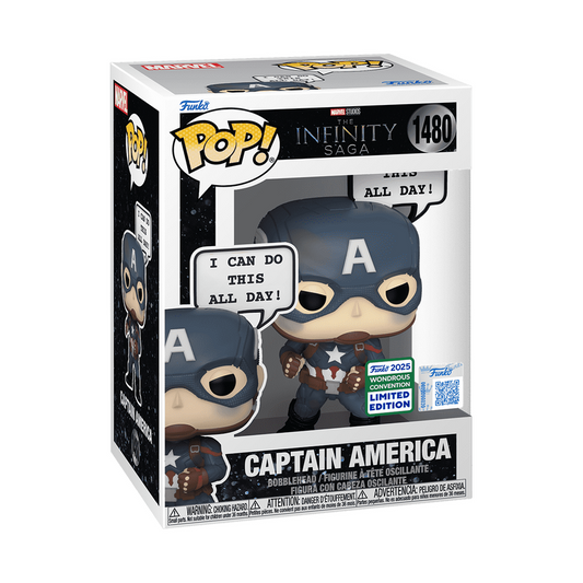 Pop! Captain America (I Can Do This All Day) Wondercon-Convention Exclusive