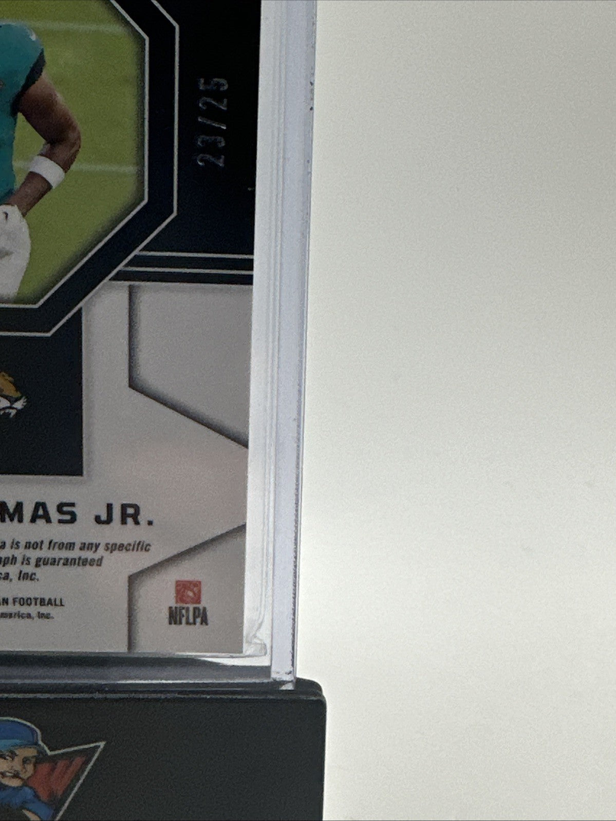 Brian Thomas Jr. 2024 Obsidian RPA Blue 23/25 Auto Dual Patch. Nice Patches!!!