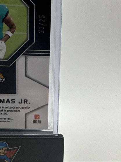 Brian Thomas Jr. 2024 Obsidian RPA Blue 23/25 Auto Dual Patch. Nice Patches!!!