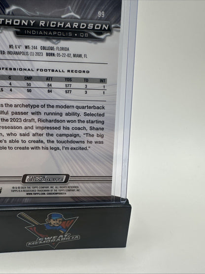 2023 Topps Composite Anthony Richardson RC Resurgence Prism Refractor #99 Colts