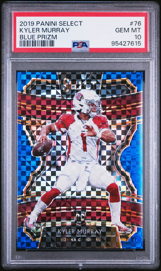 2019 Panini Select Kyler Murray #76 Blue Prizm 146/175 PSA 10