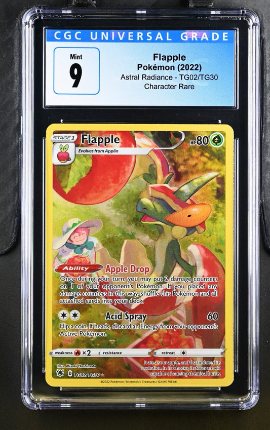 Pokemon 2022 Astral Radiance Flapple #TG02/TG30 CGC 9