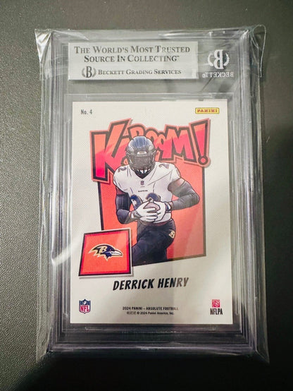 2024 Absolute Kaboom Horizontal Derrick Henry #4 BGS 9