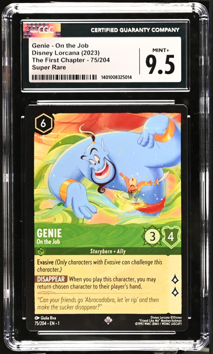 2023 Disney Lorcana The First Chapter Genie #75/204 CGC 9.5