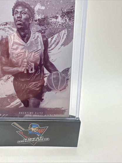 2021-22 Topps Inception OTE Overtime Printing Plate