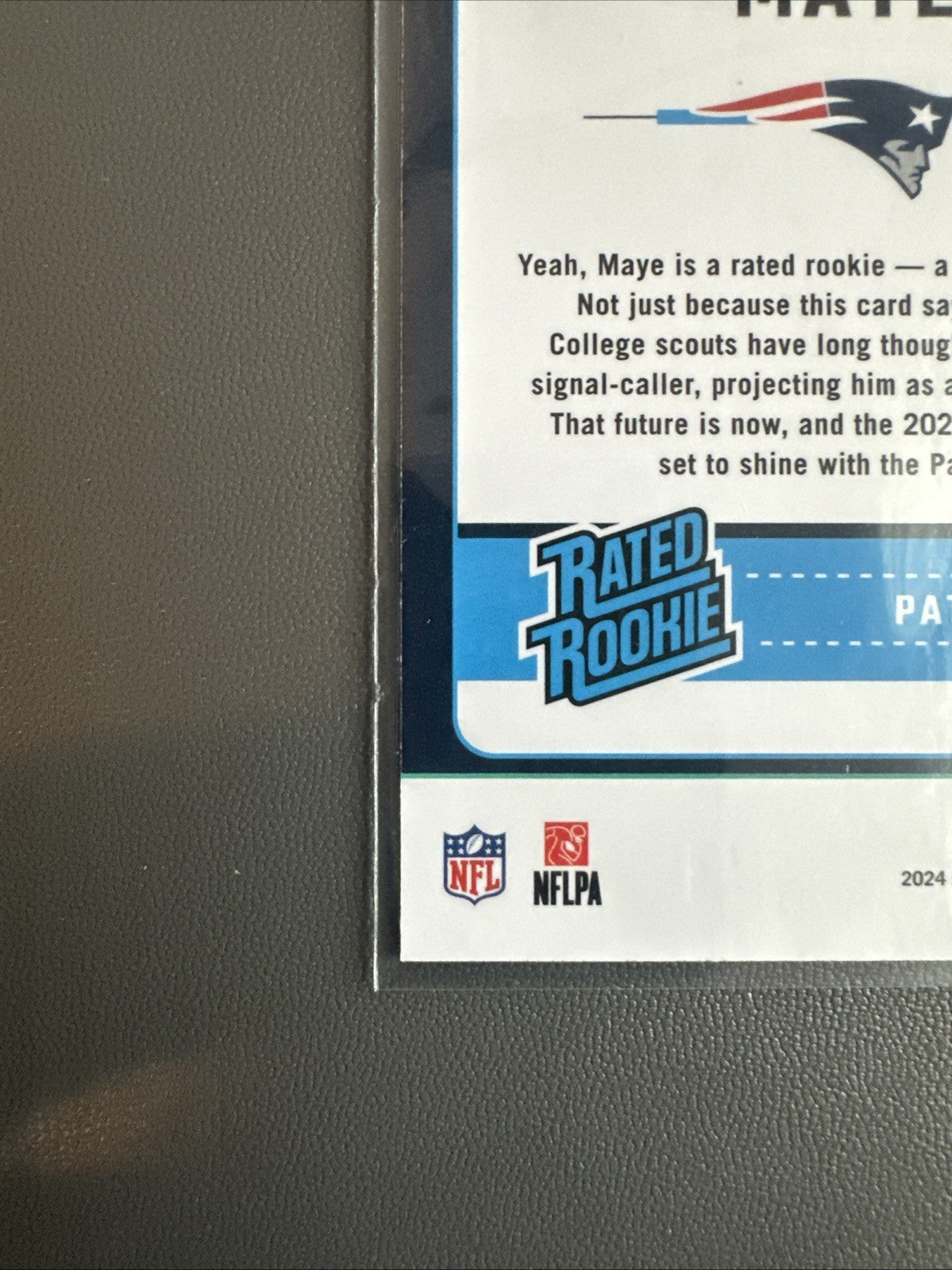 2024 Panini Donruss Optic - Rated Rookie Drake Maye (RC) #229, Purple Shock 