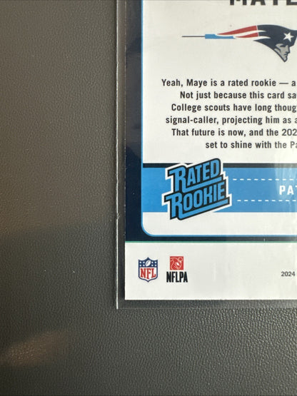 2024 Panini Donruss Optic - Rated Rookie Drake Maye (RC) #229, Purple Shock 