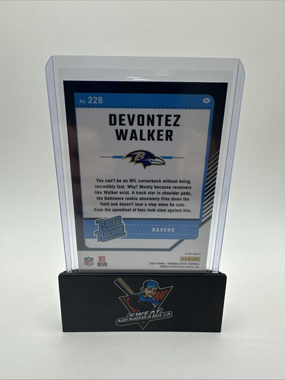 2024 Donruss Optic Rated Rookies Preview Holo #345 Devontez Walker
